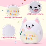 Samoyed Dog Get Well Soon Plush Toy