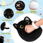 Black Cat Plush Toy - 8 Inch Soft Cuddly Friend