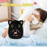Black Cat Plush Toy - 8 Inch Soft Cuddly Friend