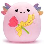 Get Well Soon Axolotl Plush Pillow Toy