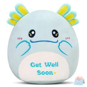CozyWorld 12" Get Well Soon Axolotl Plush