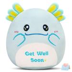 CozyWorld 12" Get Well Soon Axolotl Plush