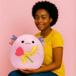 Get Well Soon Axolotl Plush Pillow Toy