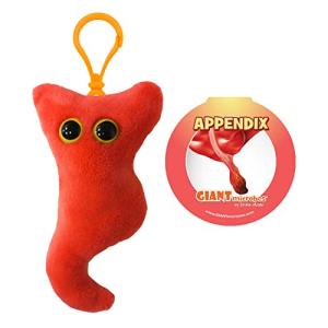 Giant Appendix Plush Keychain - Cute Medical Toy