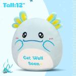 CozyWorld 12" Get Well Soon Axolotl Plush