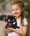 Get Well Soon Black Cat Plush Toy 9 Inch