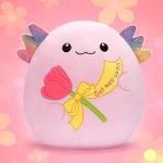 Get Well Soon Axolotl Plush Pillow Toy