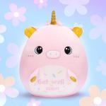 Get Well Soon Unicorn Plush Pillow Toy