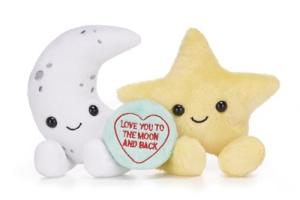 Love You To The Moon Plush Toy Set