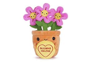 Felicity Flowerpot Plush Toy - Love Hearts 18CM