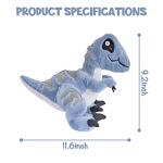 12" Velociraptor Baby Dinosaur Plush Toy