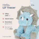 Lil' Tracer Plush Dinosaur Rattle - 5 Inch