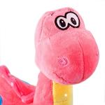 14" Pink Stuffed Dinosaur Plush Toy for Kids