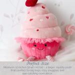 Candy Cupcake Plush Toy - Soft & Squishy 12”