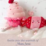 Candy Cupcake Plush Toy - Soft & Squishy 12”