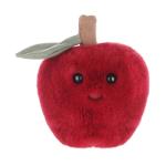 Apricot Lamb Plush Toy with Red Apple 5.1
