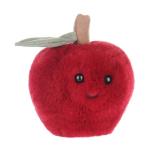 Apricot Lamb Plush Toy with Red Apple 5.1