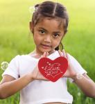 DolliBu Red Heart Plush Toy - Cute 4 Inch