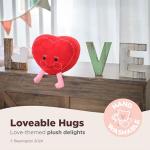 Valentine's Day Plush Heart Bear - 6 Inch