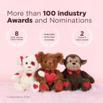 Valentine's Day Plush Heart Bear - 6 Inch