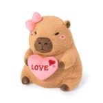 Ditucu Love Capybara Plush with Heart - 11 Inch