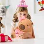 Ditucu Love Capybara Plush with Heart - 11 Inch