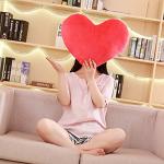 Cute Plush Red Heart Pillow Cushion Toy