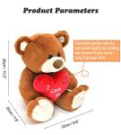 I Love You Teddy Bear with Heart - 10