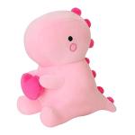 Soft Pink Dinosaur Plush Toy with Heart