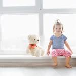 Cute 15” White Teddy Bear with Heart