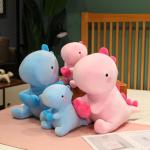 Soft Pink Dinosaur Plush Toy with Heart