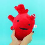 I Heart Guts 10" Plush Heart - Perfect Gift!