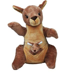 Jill & Joey Kangaroo Plush Toy with Baby