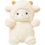 Cute 10-Inch White Sheep Plush Toy for Kids