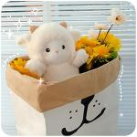 Cute 10-Inch White Sheep Plush Toy for Kids