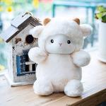 Cute 10-Inch White Sheep Plush Toy for Kids