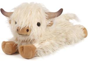 Fluffy Highland Cow Plushie with Lavender Scent