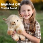 Fluffy Highland Cow Plushie with Lavender Scent