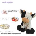 9" Soft Cuddly Cow Plush Toy for Kids