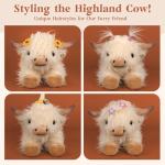 Fluffy Highland Cow Plushie with Lavender Scent
