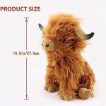 Highland Cow Plush Toy - 10.8 Inch Cuddly Cutie
