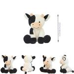 9" Soft Cuddly Cow Plush Toy for Kids