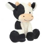 9" Soft Cuddly Cow Plush Toy for Kids