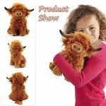 Highland Cow Plush Toy - 10.8 Inch Cuddly Cutie