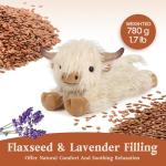 Fluffy Highland Cow Plushie with Lavender Scent