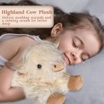 Fluffy Highland Cow Plushie with Lavender Scent