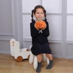 Apricot Lamb Pumpkin Plush Toy - 4.5 Inches