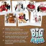 Giant 5-Foot Soft Teddy Bear with Red Ribbon