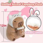 Kawaii Capybara Plush Doll Pillow for All Ages