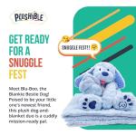 Blu-Boo Dog Blanket Buddy Plush Toy for Kids